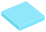 LEGO 3068 Tile 2 x 2 in Medium Azure - Authentic LEGO Part