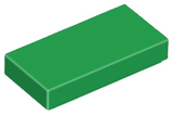 LEGO 3069 Tile 1 x 2 in Green - Authentic LEGO Part