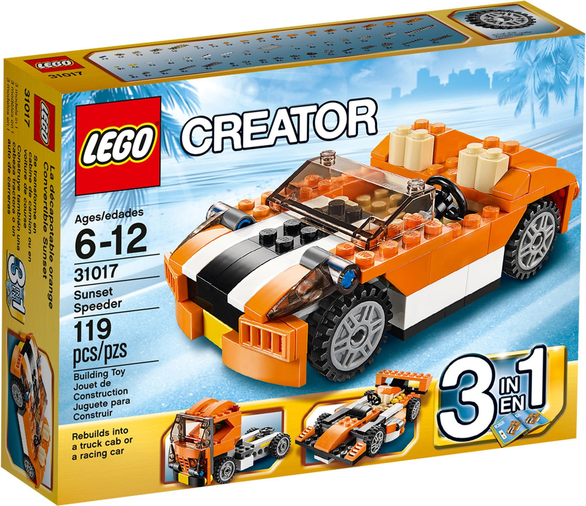 LEGO Creator 31017 Sunset Speeder, box