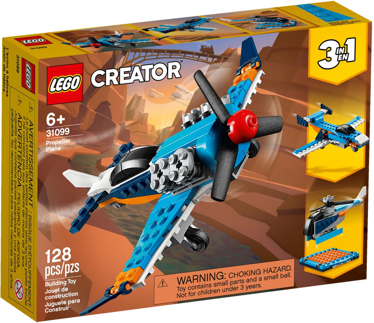 LEGO Creator 31099 Propellervliegtuig, doos