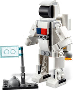 LEGO Creator 31134 Space Shuttle, alternatief bouwwerk: astronaut met vlag