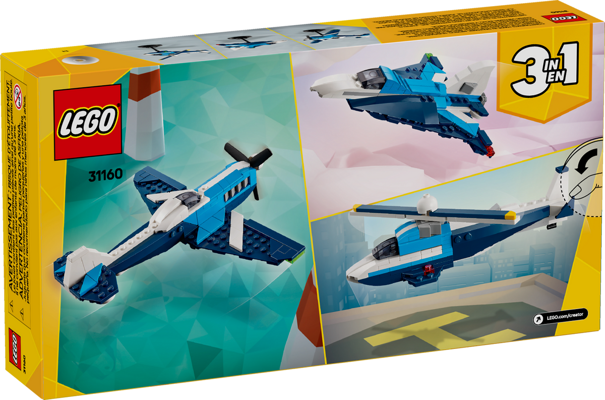LEGO Creator 31160 Luchtvaart: racevliegtuig, doos