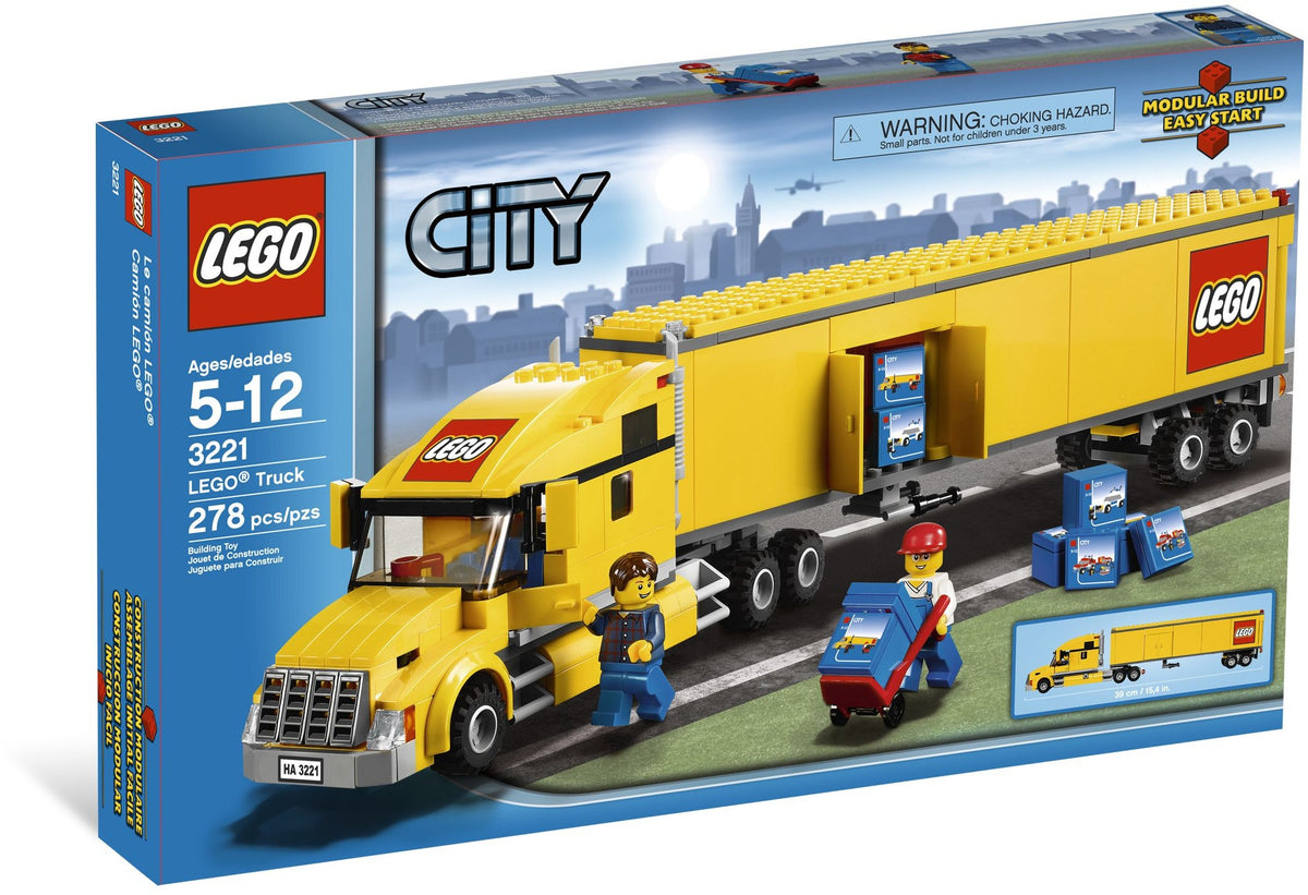 LEGO City 3221 LEGO vrachtwagen, doos