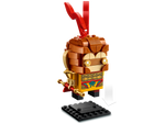LEGO BrickHeadz 40381 Monkey King, side view with staff and baseplate