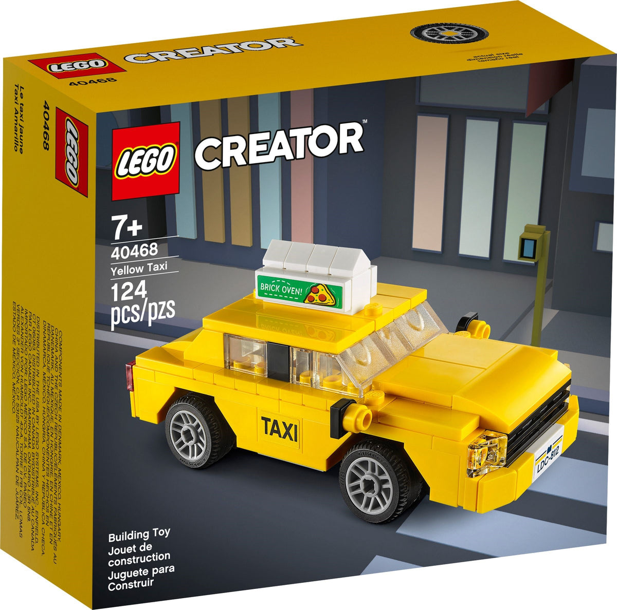 LEGO Creator 40468 Gele taxi, doos