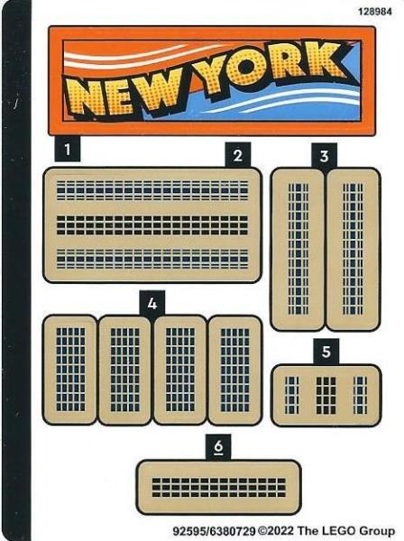 LEGO 40519stk01 - Sticker Sheet for Set 40519, Sheet 1 - (92595/6380729)