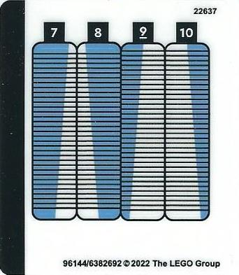 LEGO 40519stk02 - Sticker Sheet for Set 40519, Sheet 2 - (96144/6382692)