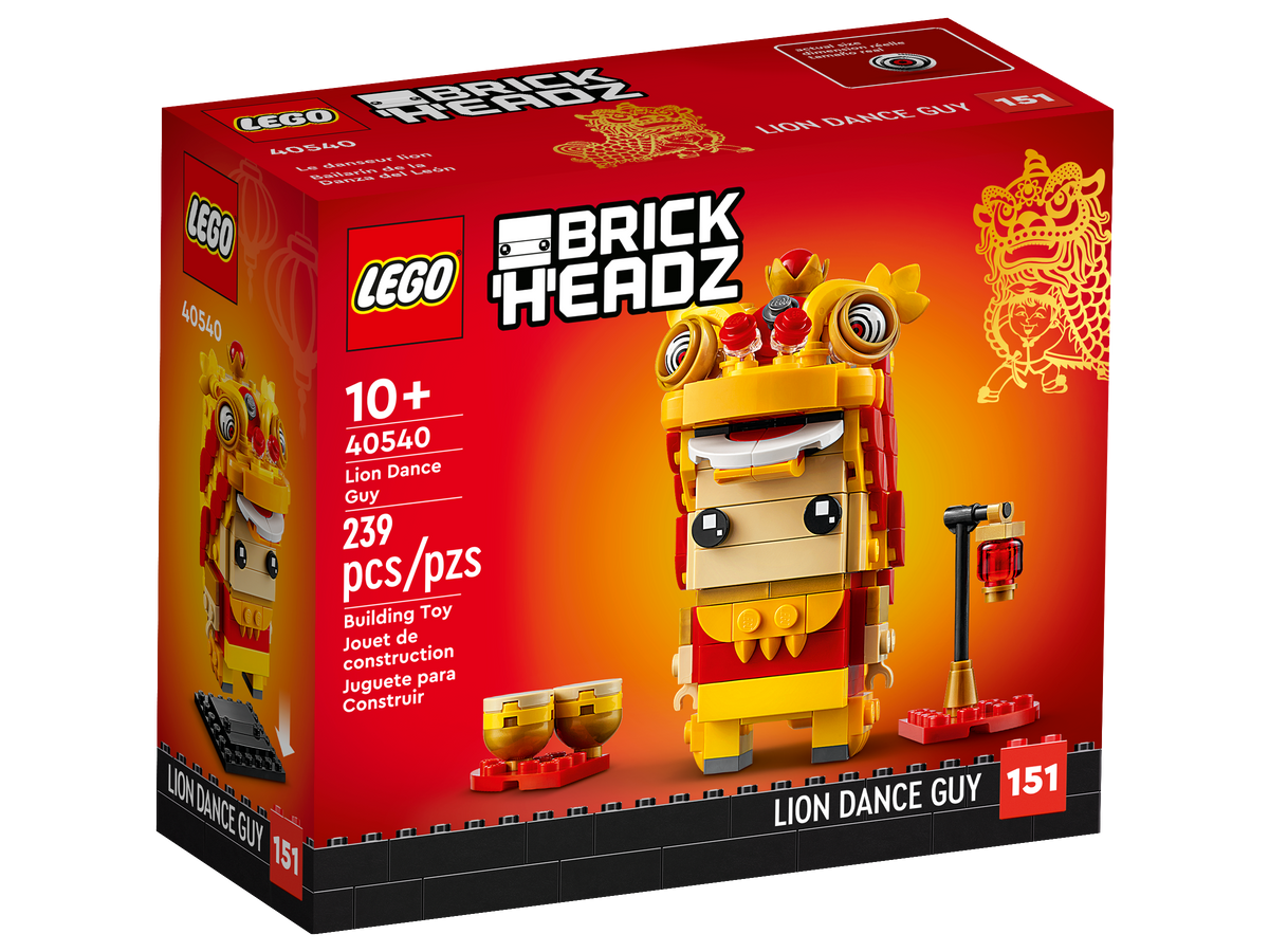 LEGO BrickHeadz 40540 Lion Dance Guy, box