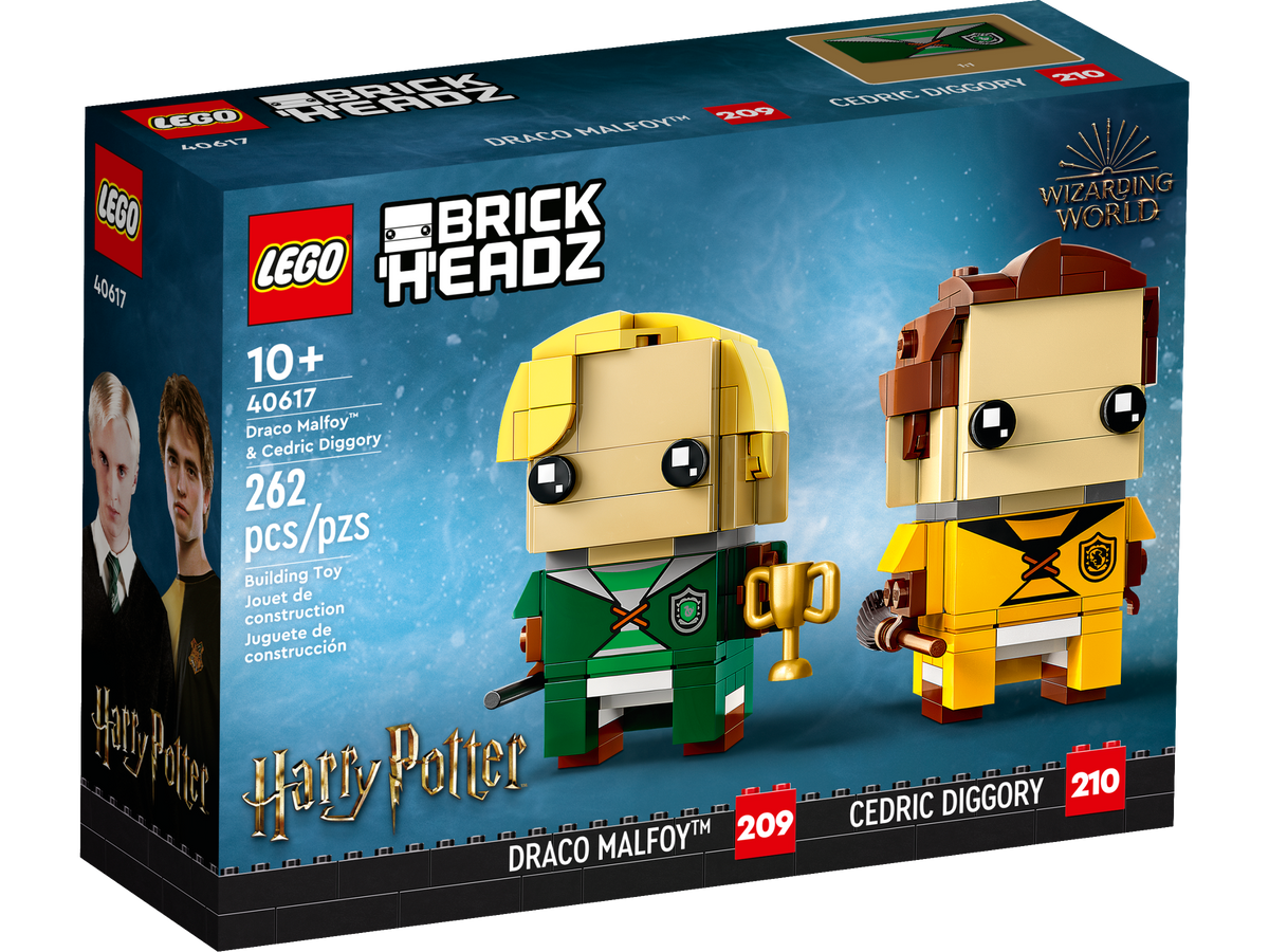 LEGO BrickHeadz 40617 Draco Malfoy & Cedric Diggory, box