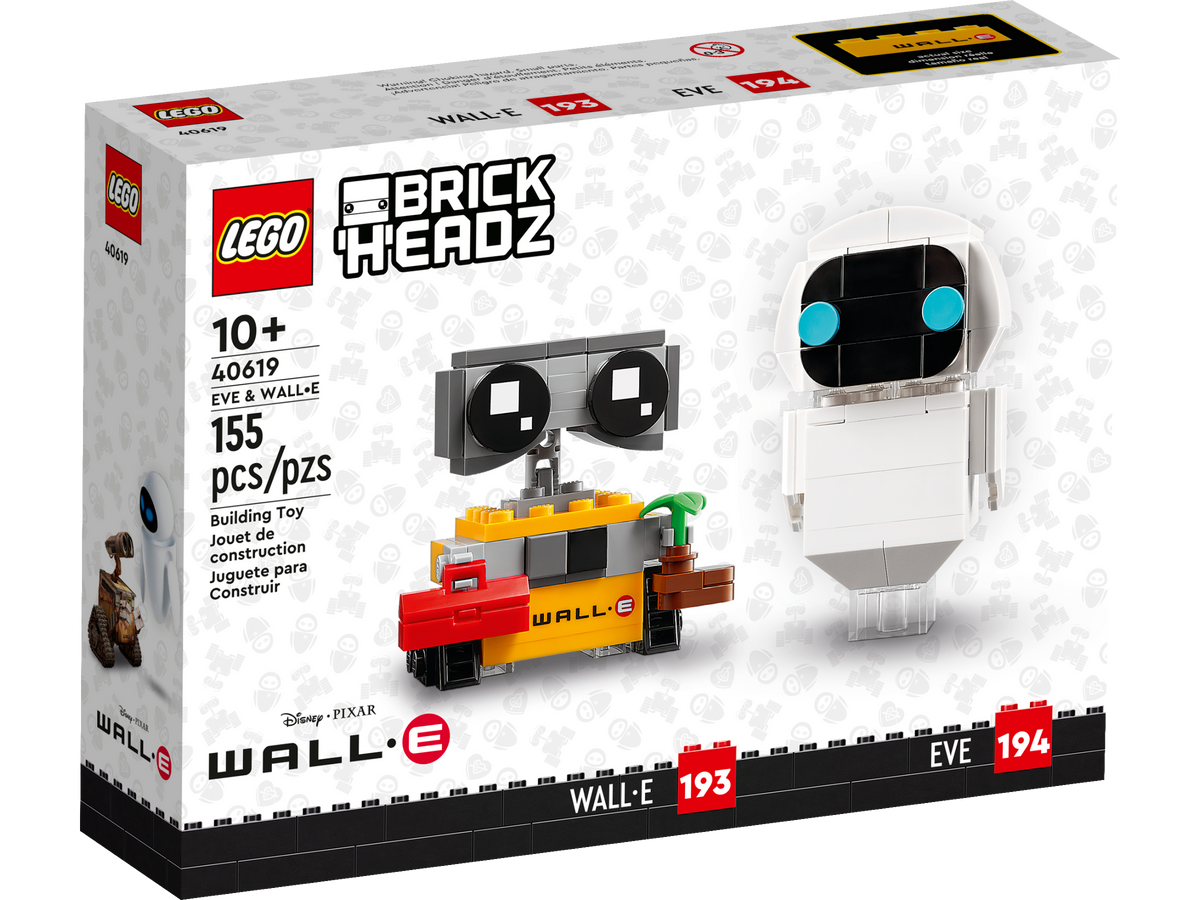 LEGO BrickHeadz 40619 EVE & WALL-E, box