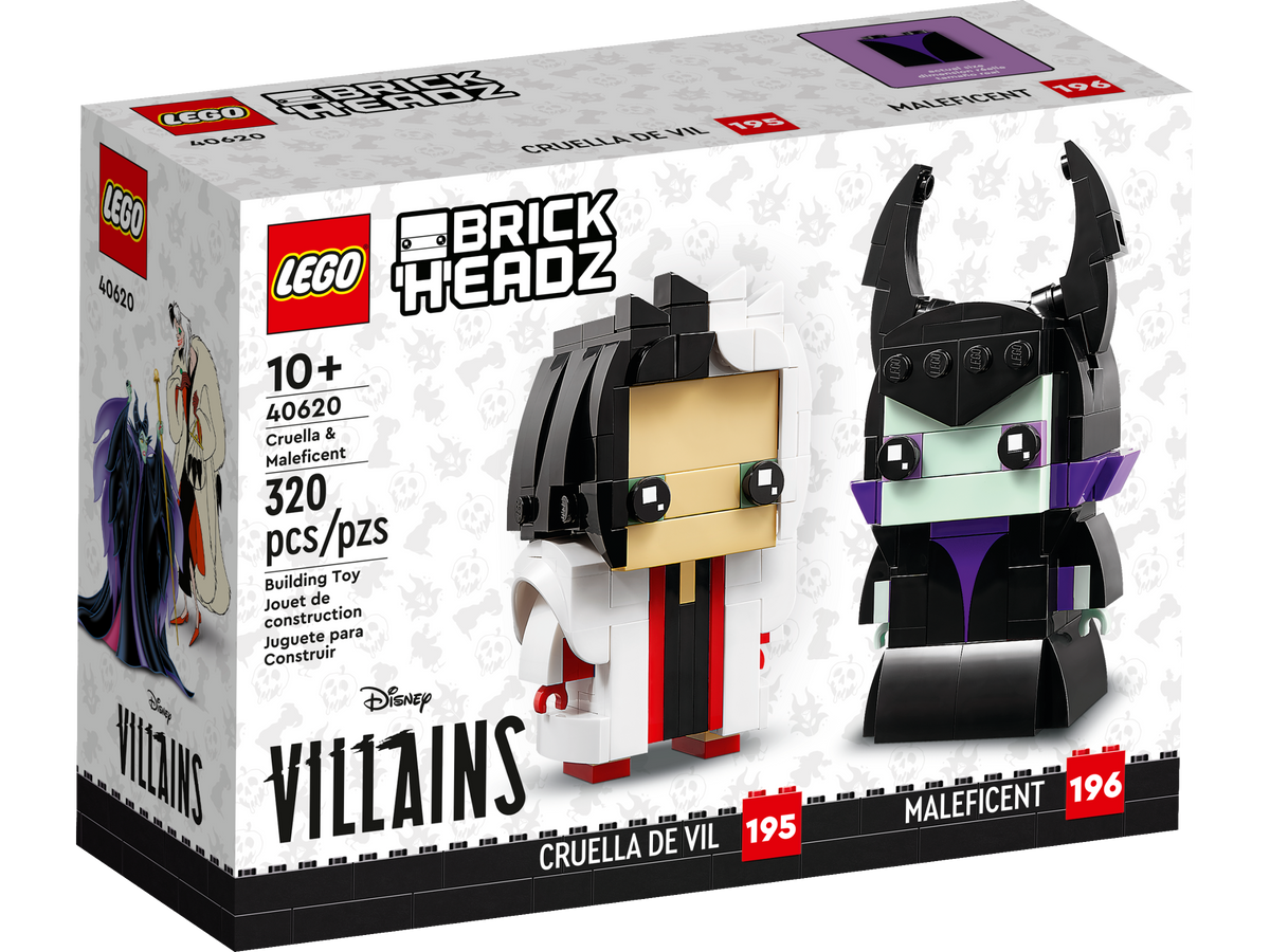 LEGO BrickHeadz 40620 Cruella & Maleficent, box