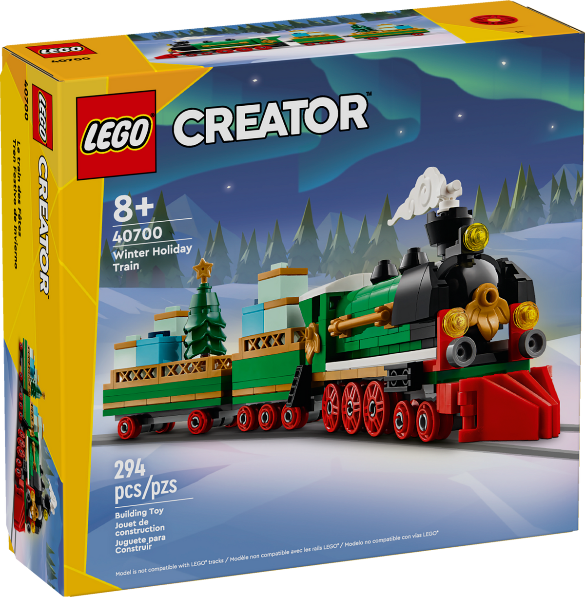 LEGO Creator 40700 Feestdagentrein, doos