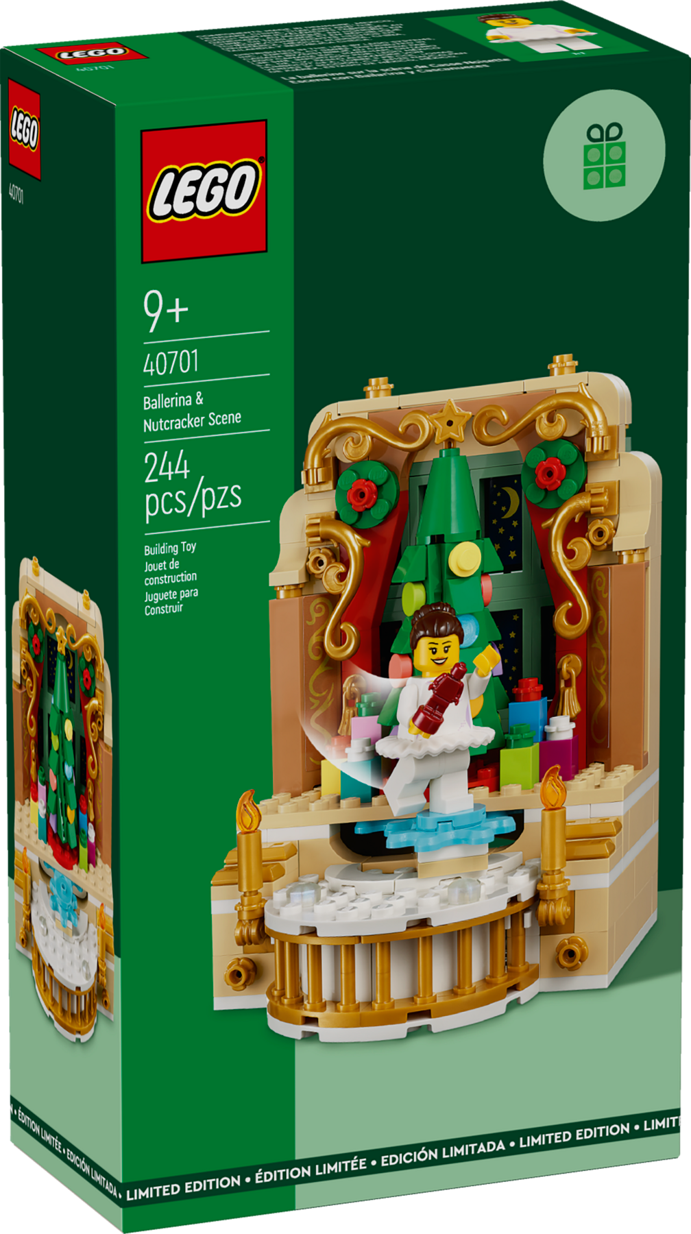 LEGO Holiday & Event 40701 Ballerina en notenkraker, doos