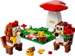 LEGO Holiday & Event 40711 Egelpicknick, de twee egels bij hun picknick