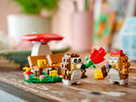 LEGO Holiday & Event 40711 Egelpicknick, de egels los van de bankjes