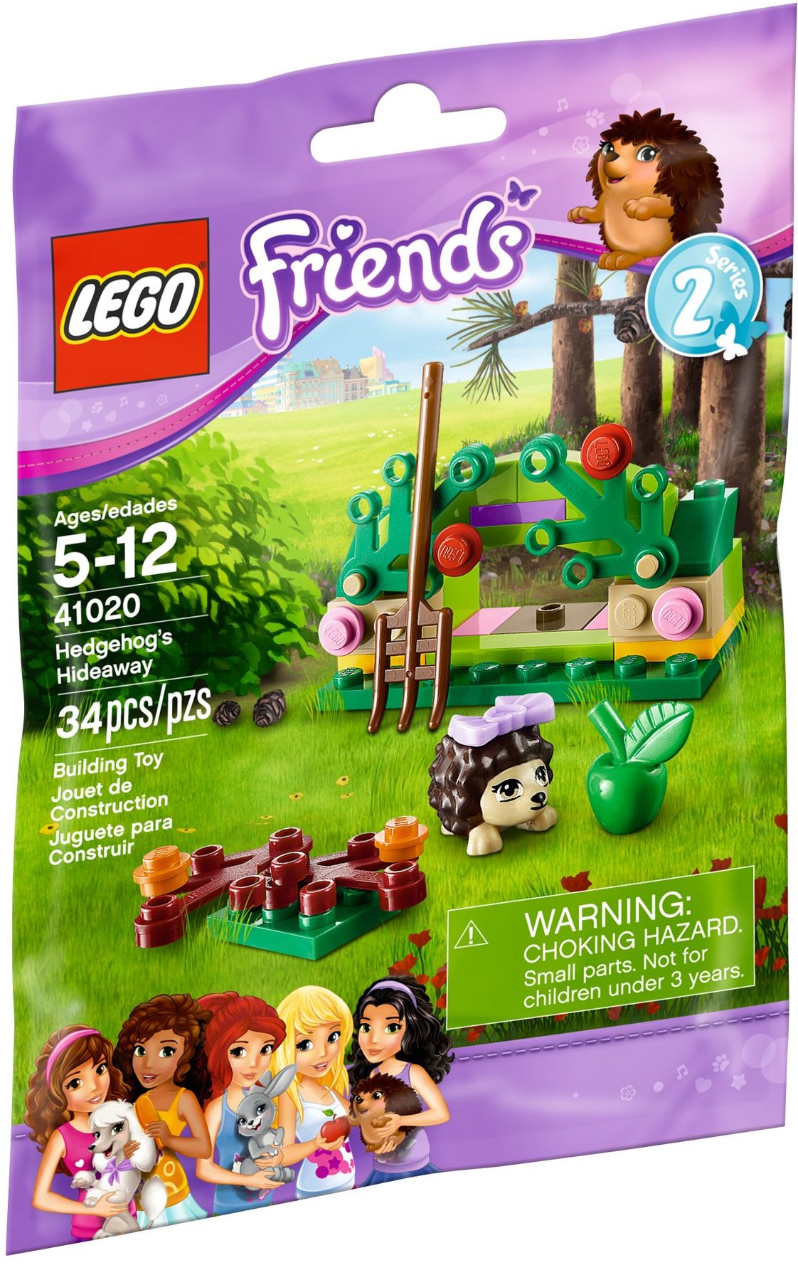 LEGO Friends 41020 Hedgehog's Hideaway, bag