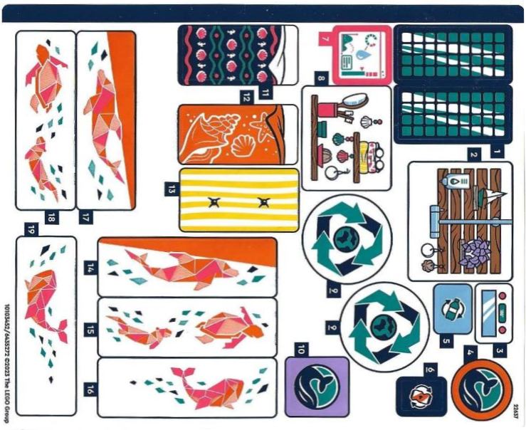 LEGO 41734stk01 - Sticker Sheet for Set 41734 - (10103452/6435272)