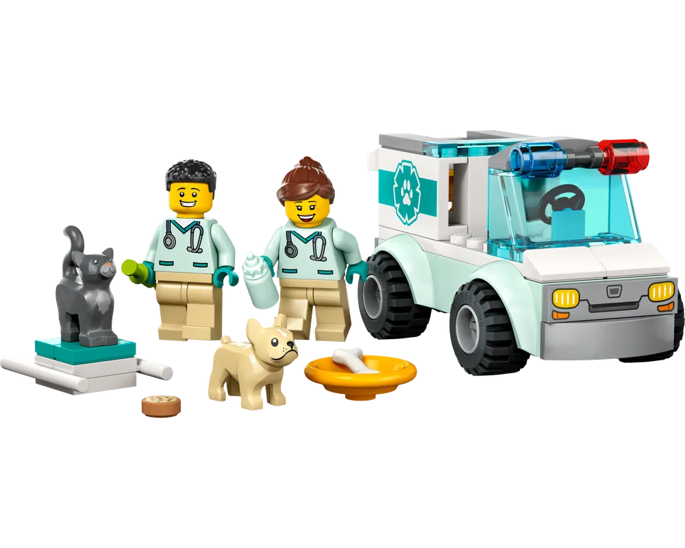 LEGO City 60382 - Vet Van Rescue - Authentic LEGO Set Image 2