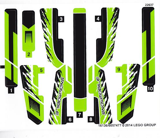 LEGO 42021stk01 - Sticker Sheet for Set 42021 - (16136/6057477) - Image 1