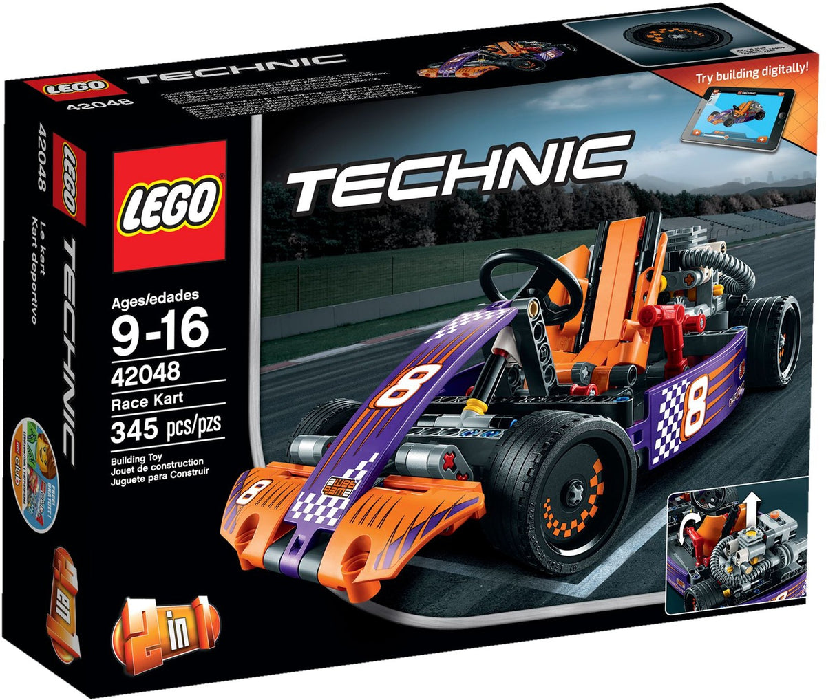 LEGO Technic 42048 Racekart, doos