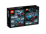 LEGO Technic 42077 Rally Car, back of the box
