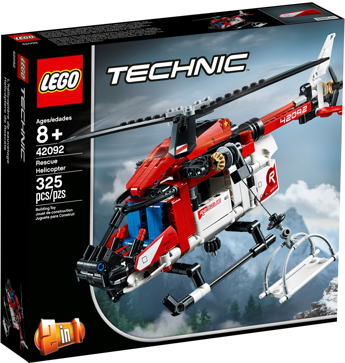 LEGO Technic 42092 Reddingshelikopter, doos