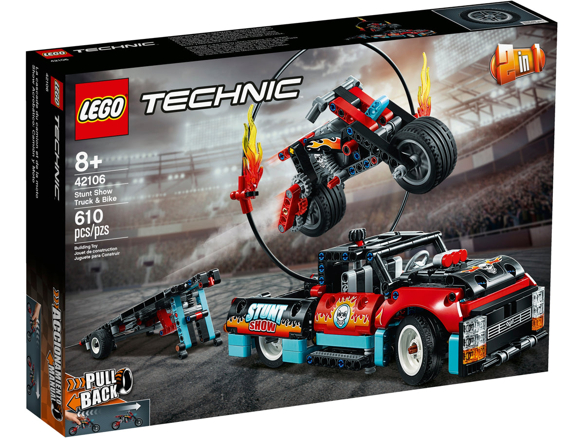 LEGO Technic 42106 Truck en motor voor stuntshow, doos