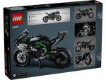 LEGO Technic 42170 Kawasaki Ninja H2R Motorcycle, back of the box