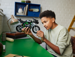 LEGO Technic 42170 Kawasaki Ninja H2R Motorcycle, size of the model
