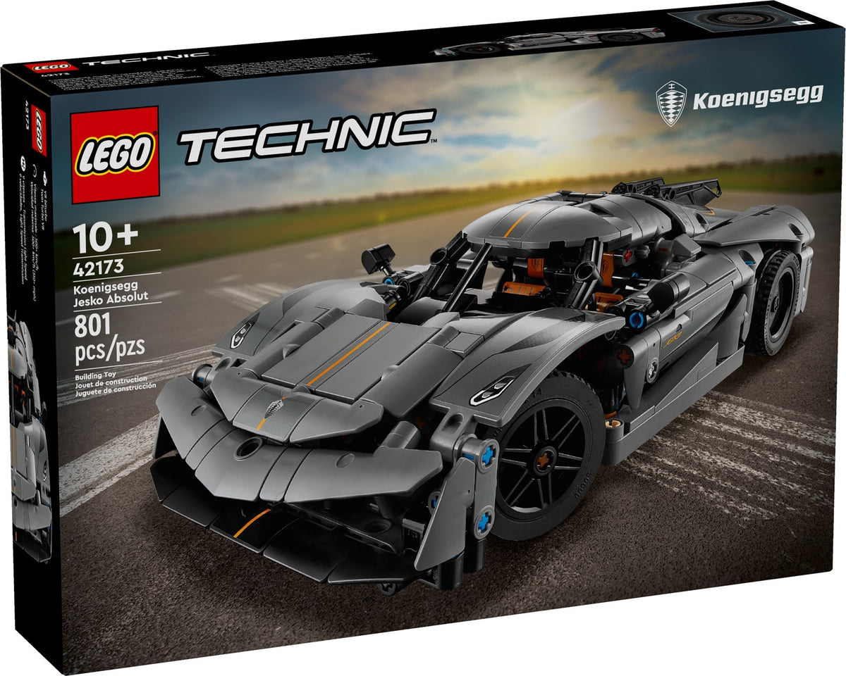 LEGO Technic 42173 Koenigsegg Jesko Absolut Gray Hypercar, doos