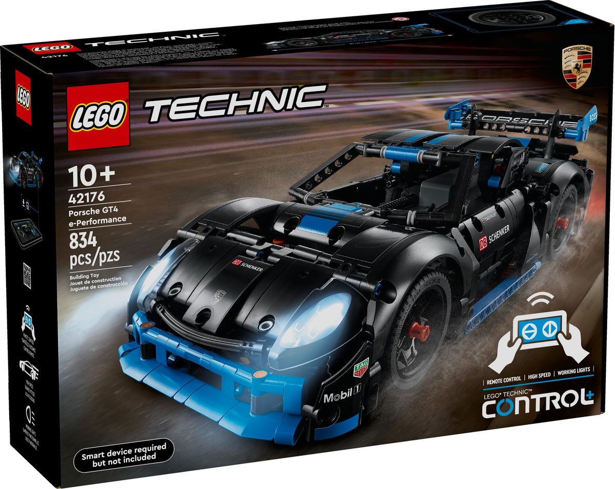 LEGO Technic 42176 Porsche GT4 e-Performance, box