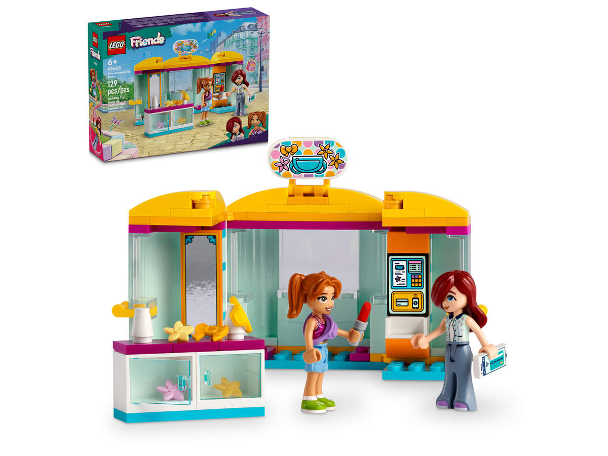 LEGO Friends 42608 Winkeltje met accessoires, doos en gebouwde set