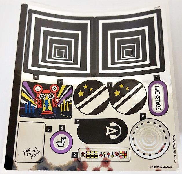 LEGO 42616stk01 - Sticker Sheet for Set 42616, Mirrored - (10106053/6466617)