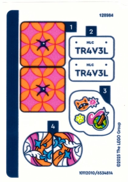 LEGO 42659stk01 - Sticker Sheet for Set 42659 - (10112010/6534814)