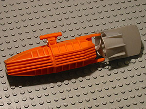 LEGO 48064c02 - Electric, Motor with Boat Propeller and Rudder 19 x 4 x 4, 2-Blade Propeller