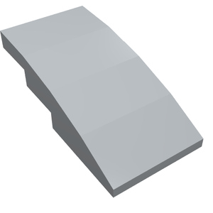 LEGO 93606 Slope, Curved 4 x 2 in Light Bluish Gray - Authentic LEGO Part