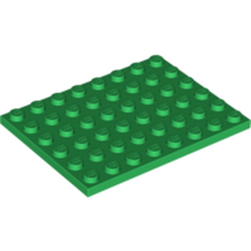 LEGO 3036 Plate 6 x 8 in Green - Authentic LEGO Part
