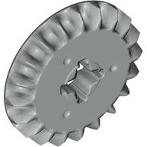 LEGO 32198 Technic, Gear 20 Tooth Bevel in Light Gray - Authentic LEGO Part