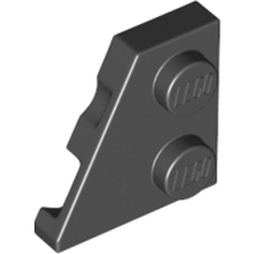 LEGO 24299 Wedge, Plate 2 x 2  Left in Black - Authentic LEGO Part