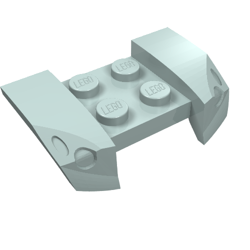 LEGO 44674 - Vehicle, Mudguard 2 x 4 with Headlights Overhang