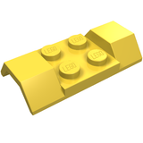 LEGO 3787 Vehicle, Mudguard 2 x 4 with Arch Smooth in Yellow - Authentic LEGO Part