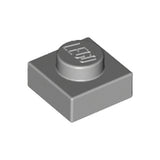 LEGO 3024 Plate 1 x 1 in Light Bluish Gray - Authentic LEGO Part