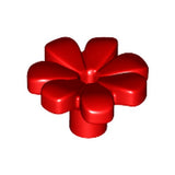 LEGO 32606 Plant Flower with Bar and Small Pin Hole in Red - Authentic LEGO Part