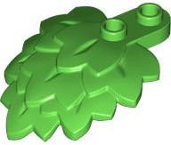 LEGO 5058 - Plant Plate, Round 1 x 2 with Layered Leaves - Image 1