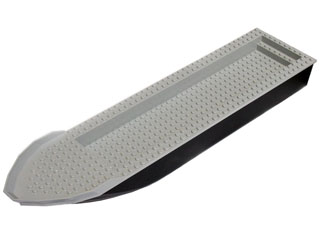 LEGO 54100c01 - Boat, Hull Unitary 51 x 12 x 6 with Light Bluish Gray Top (54100 / 54101) - Image 1