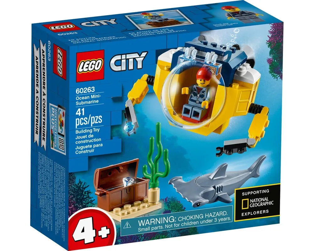 =LEGO City 60263 - Ocean Mini-Submarine - Authentic LEGO Set Main Image