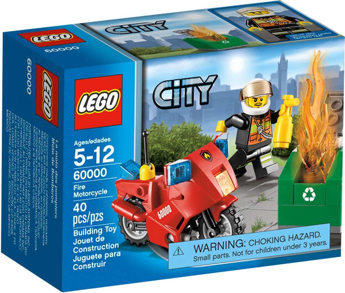 LEGO City 60000 Fire Motorcycle, box