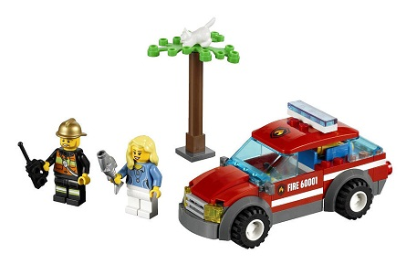 LEGO Town 60001 - Fire Chief Car - Image 1