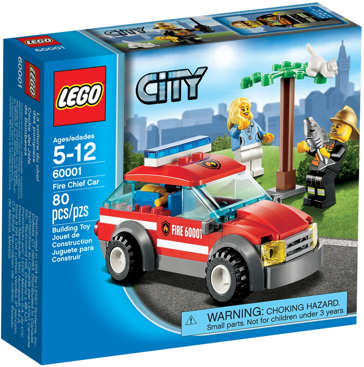 LEGO City 60001 Brandweercommandant, doos