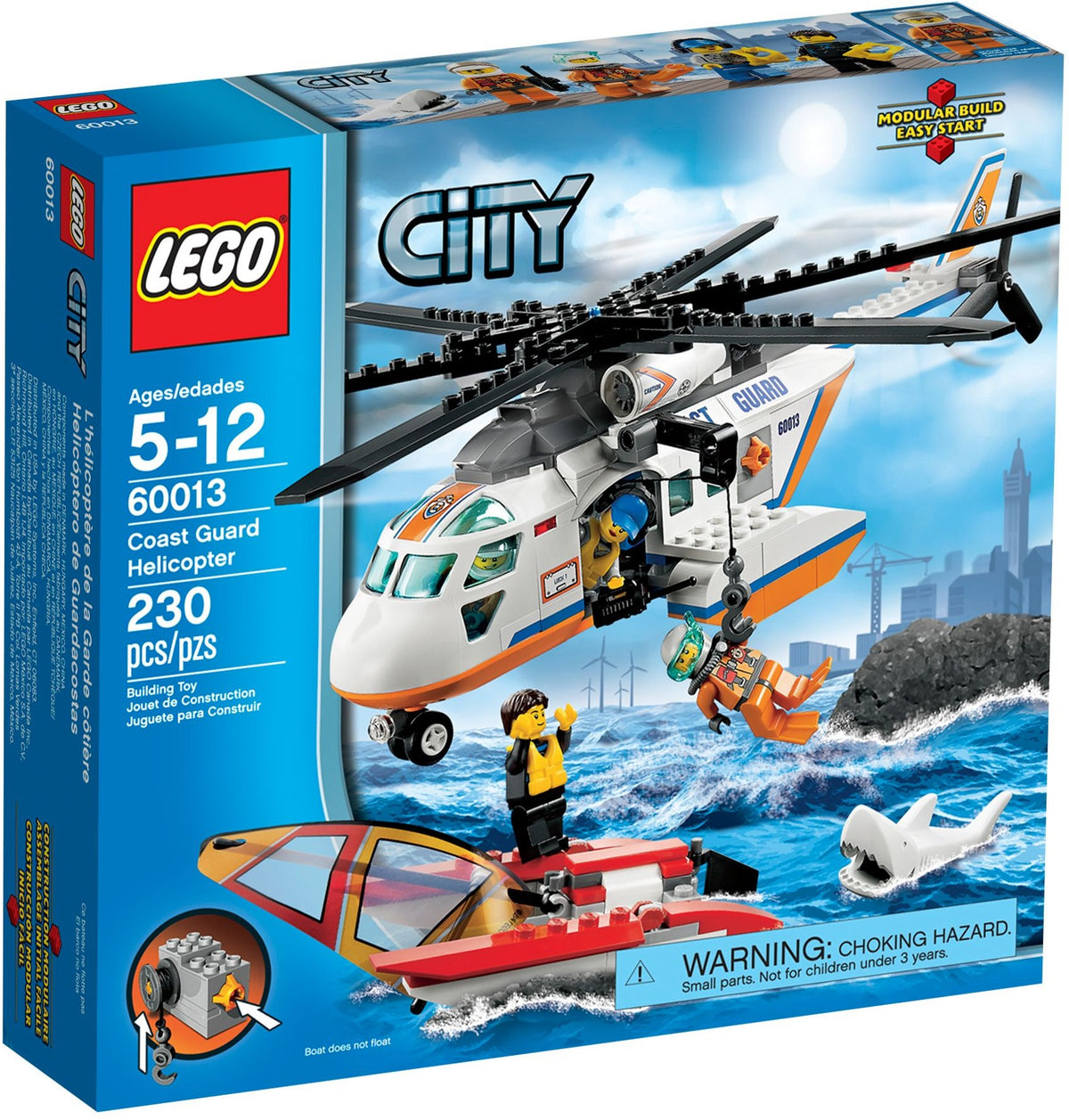 LEGO City 60013 Kustwacht Helikopter, doos